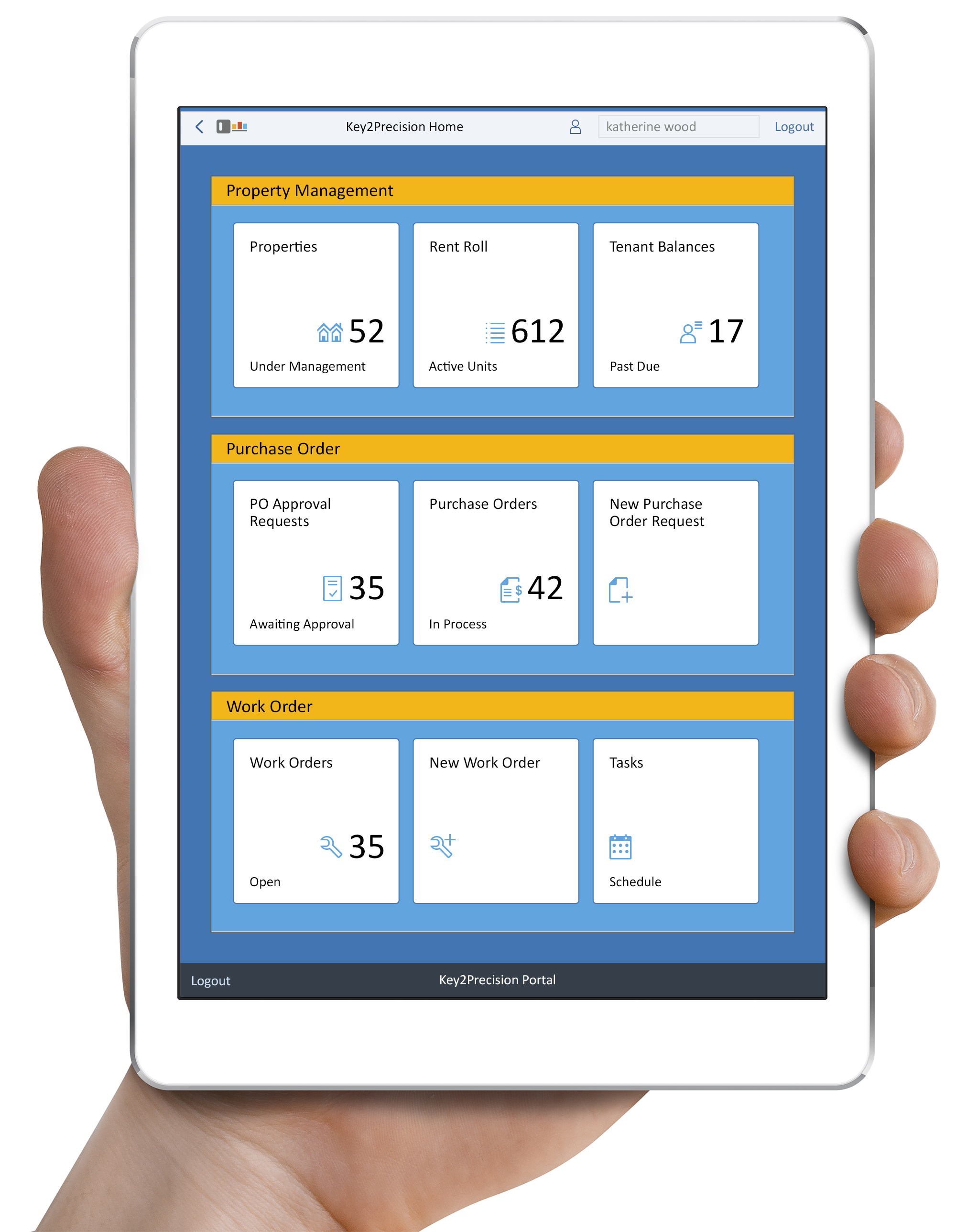 property management dashboard